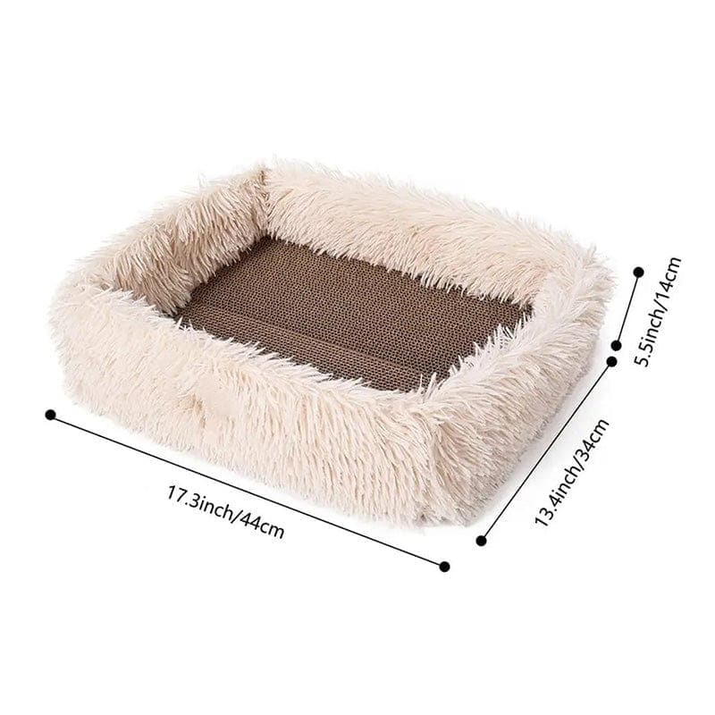 2-in-1 Scratching Cat Bed 12