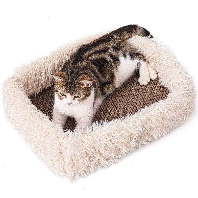 2-in-1 Scratching Cat Bed 14