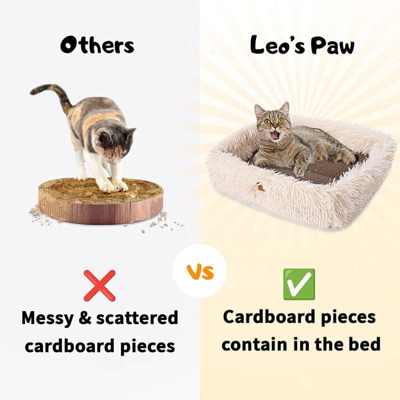 2-in-1 Scratching Cat Bed 5