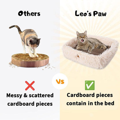 2-in-1 Scratching Cat Bed 5