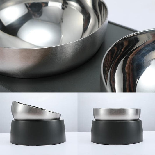 Anti-Vomiting Stainless Steel Replacement Bowl 2