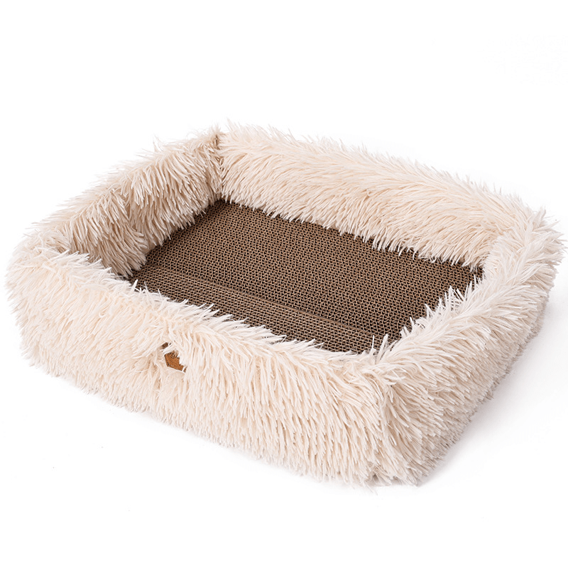 2-in-1 Scratching Cat Bed 2
