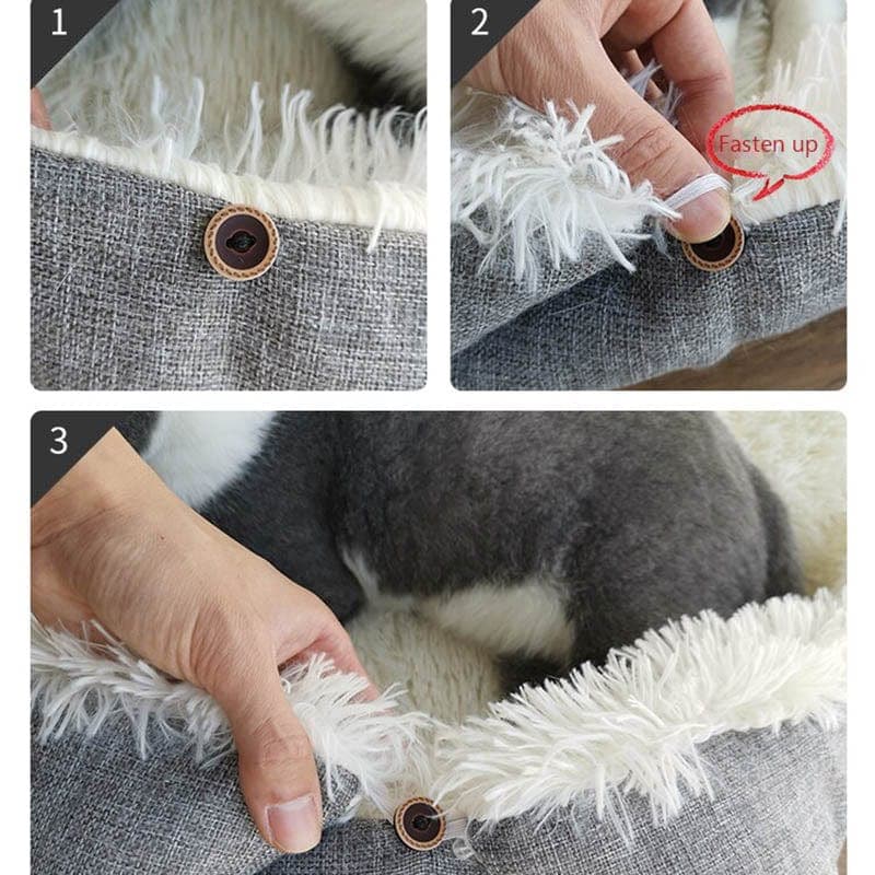 2-in-1 Soothing Cat Bed 10
