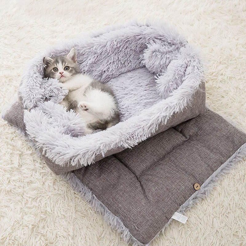 2-in-1 Soothing Cat Bed 2