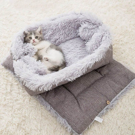 2-in-1 Soothing Cat Bed 2