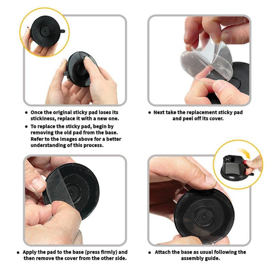 Replacement Sticky Pads (for Interactive Bird Simulation Cat Toy Set) 2